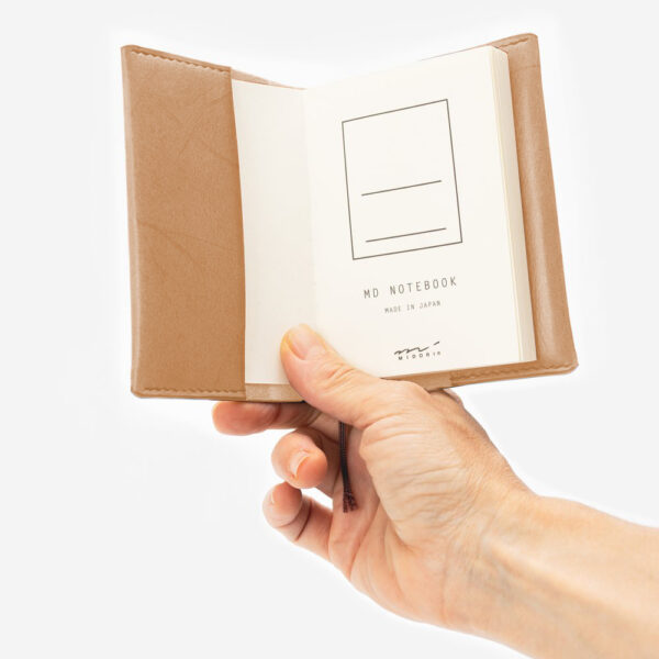Funda en Cuero + Libreta MIDORI A7 - Imagen 6