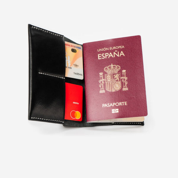 Funda en Cuero para Pasaporte - Imagen 2